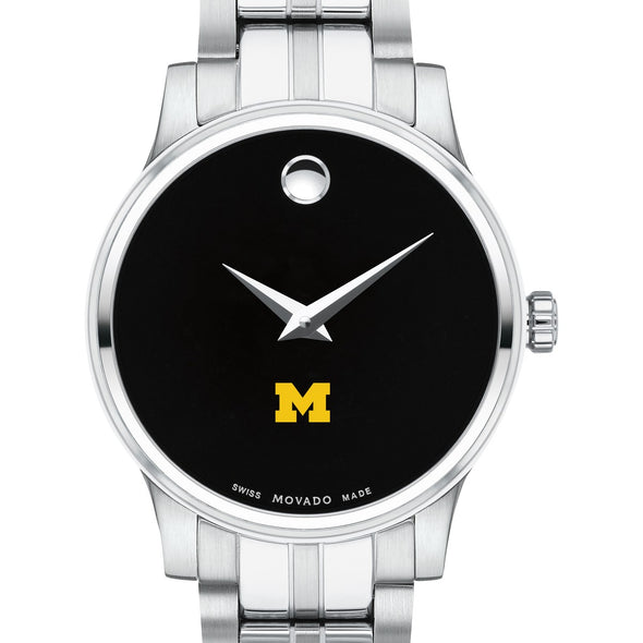 Michigan Women&#39;s Movado Stainless Steel Watch with Black Dial Shot #1