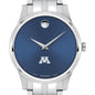 Minnesota Men's Movado Collection Stainless Steel Watch with Blue Dial Shot #1