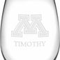 Minnesota Stemless Wine Glasses Made in the USA Shot #3