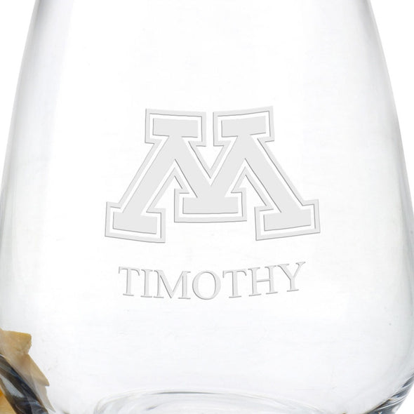 Minnesota Stemless Wine Glasses Shot #3