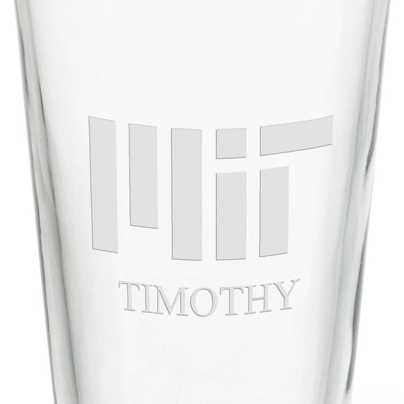 MIT 16 oz Pint Glass Shot #3