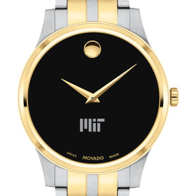 MIT Men&#39;s Movado Collection Two-Tone Watch with Black Dial Shot #1