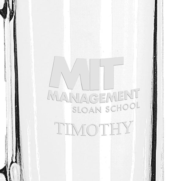 MIT Sloan 25 oz Beer Mug Shot #3