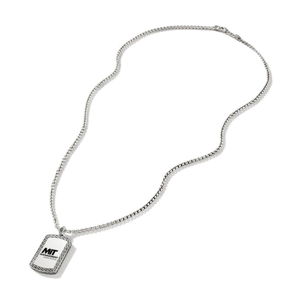 MIT Sloan Dog Tag by John Hardy with Box Chain Shot #2