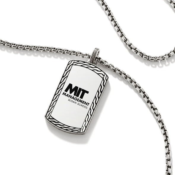 MIT Sloan Dog Tag by John Hardy with Box Chain Shot #3