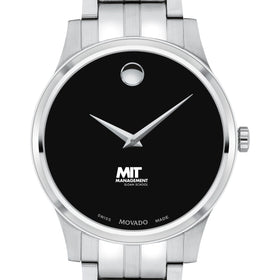 MIT Sloan Men&#39;s Movado Collection Stainless Steel Watch with Black Dial Shot #1