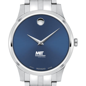 MIT Sloan Men&#39;s Movado Collection Stainless Steel Watch with Blue Dial Shot #1