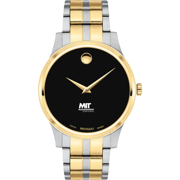 MIT Sloan Men&#39;s Movado Collection Two-Tone Watch with Black Dial Shot #2