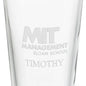 MIT Sloan School of Management 16 oz Pint Glass Shot #3