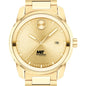 MIT Sloan School of Management Men's Movado BOLD Gold with Date Window Shot #1