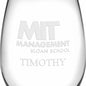 MIT Sloan Stemless Wine Glasses Made in the USA Shot #3