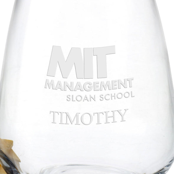 MIT Sloan Stemless Wine Glasses Shot #3