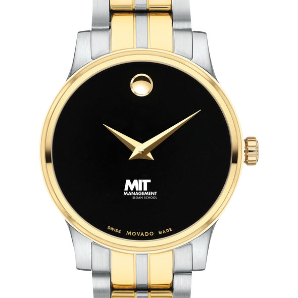 MIT Sloan Women's Movado Collection Two-Tone Watch with Black Dial Shot #1