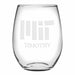 MIT Stemless Wine Glasses Made in the USA