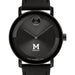 Morehouse College Men's Movado BOLD with Black Leather Strap