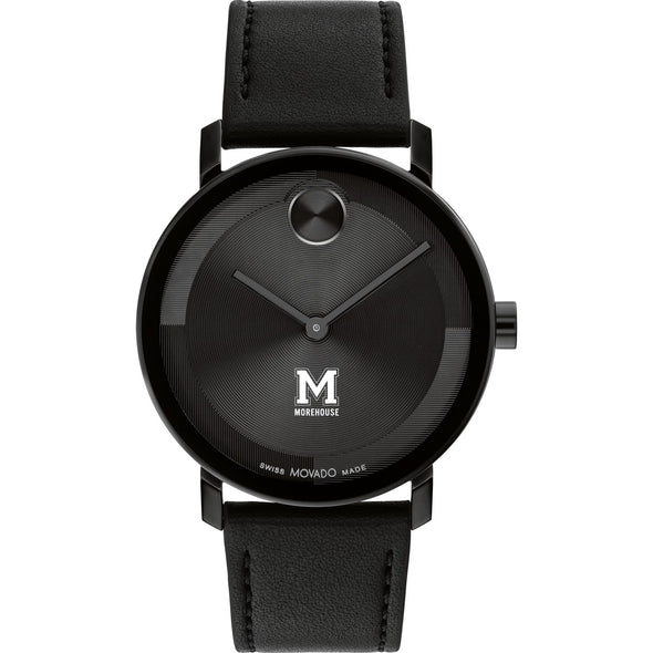 Morehouse College Men&#39;s Movado BOLD with Black Leather Strap Shot #2