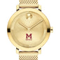 Morehouse College Women's Movado Bold Gold with Mesh Bracelet Shot #1