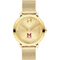 Morehouse College Women's Movado Bold Gold with Mesh Bracelet Shot #2