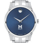 Morehouse Men's Movado Collection Stainless Steel Watch with Blue Dial Shot #1