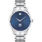 Morehouse Men's Movado Collection Stainless Steel Watch with Blue Dial Shot #2