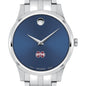 MS State Men's Movado Collection Stainless Steel Watch with Blue Dial Shot #1