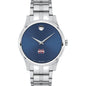 MS State Men's Movado Collection Stainless Steel Watch with Blue Dial Shot #2