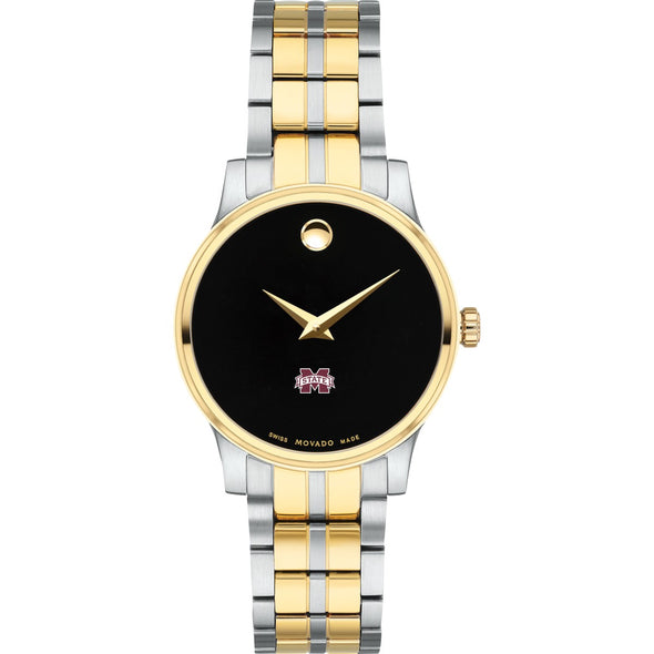 MS State Women&#39;s Movado Collection Two-Tone Watch with Black Dial Shot #2