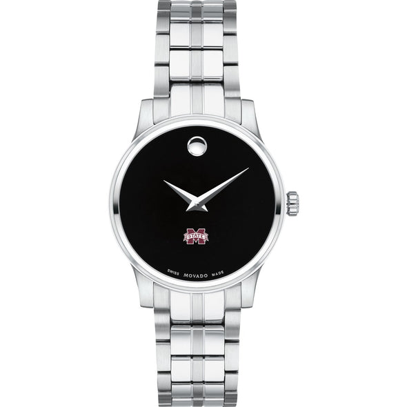 MS State Women&#39;s Movado Stainless Steel Watch with Black Dial Shot #2