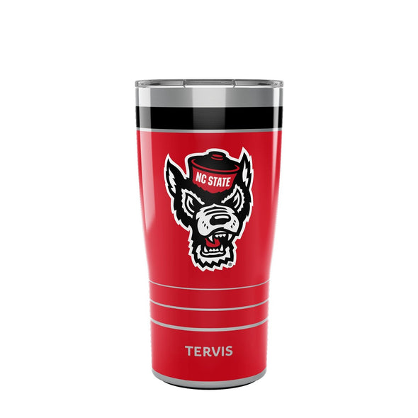 NC State 20 oz. Stainless Steel Tervis Tumblers with Slider Lids - Set of 2 Shot #1