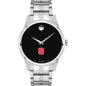 NC State Men's Movado Collection Stainless Steel Watch with Black Dial Shot #2