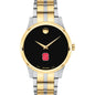 NC State Men's Movado Collection Two-Tone Watch with Black Dial Shot #2