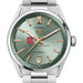 NC State Women's TAG Heuer Steel Carrera with Green Dial