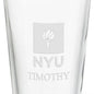 New York University 16 oz Pint Glass Shot #3