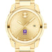 New York University Men's Movado BOLD Gold with Date Window