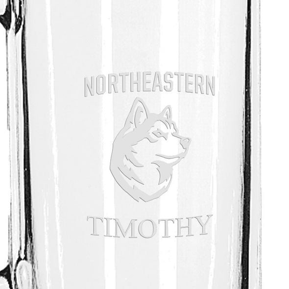 Northeastern 25 oz Beer Mug Shot #3