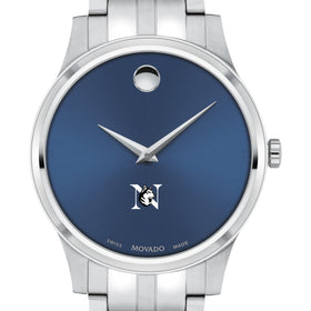 Northeastern Men&#39;s Movado Collection Stainless Steel Watch with Blue Dial Shot #1