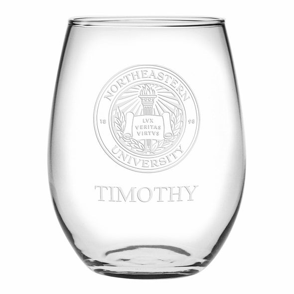 Northeastern Stemless Wine Glasses Made in the USA Shot #1