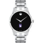 Northwestern Men's Movado Collection Stainless Steel Watch with Black Dial Shot #2