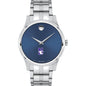 Northwestern Men's Movado Collection Stainless Steel Watch with Blue Dial Shot #2