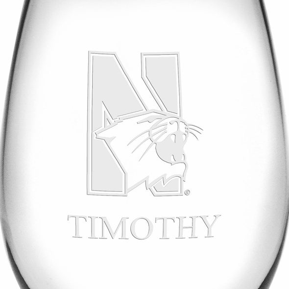 Northwestern Stemless Wine Glasses Made in the USA Shot #3