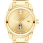 Northwestern University Men's Movado BOLD Gold with Date Window Shot #1