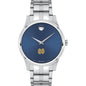 Notre Dame Men's Movado Collection Stainless Steel Watch with Blue Dial Shot #2