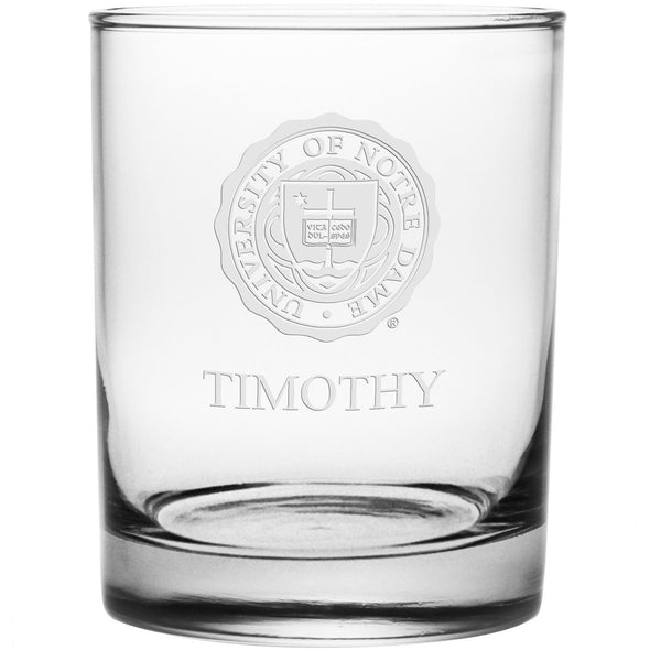 Notre Dame Tumbler Glasses - Made in USA Shot #2