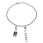 NYU 2023 Sterling Silver Anklet Shot #1