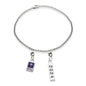 NYU 2024 Sterling Silver Anklet Shot #1