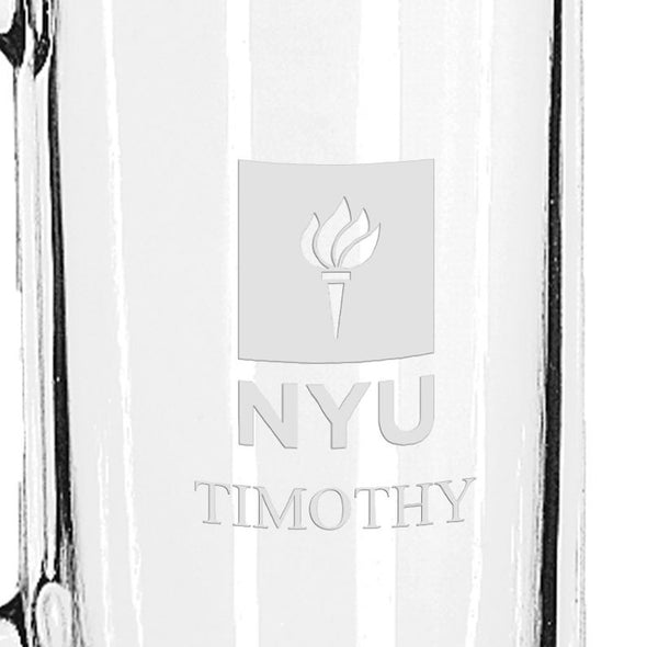 NYU 25 oz Beer Mug Shot #3