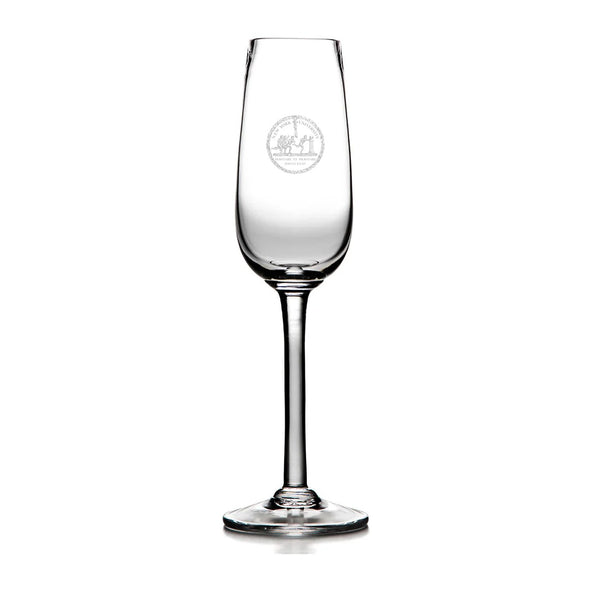 NYU Flute Glass by Simon Pearce Shot #1