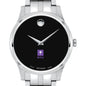 NYU Men's Movado Collection Stainless Steel Watch with Black Dial Shot #1