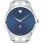 NYU Men's Movado Collection Stainless Steel Watch with Blue Dial Shot #1