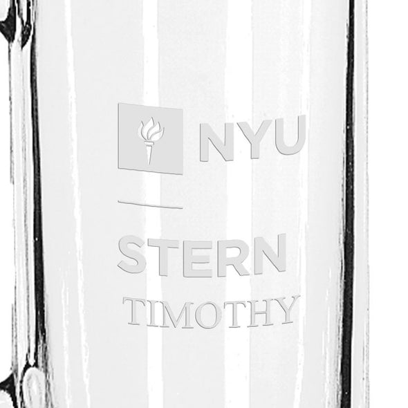 NYU Stern 25 oz Beer Mug Shot #3